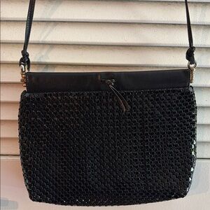 Whiting and Davis Vintage Elegant Black Mesh Women's Bag